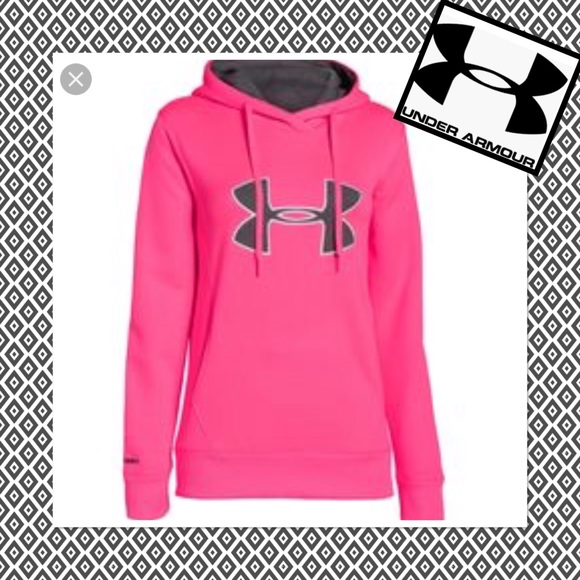 under armour power in pink hoodie
